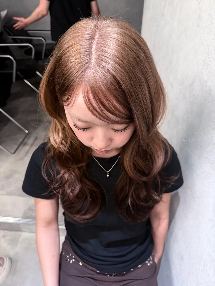 カラー ベージュカラー ブリーチ ヘアカラー カラー特化/渋谷 /Narukaのヘアスタイル