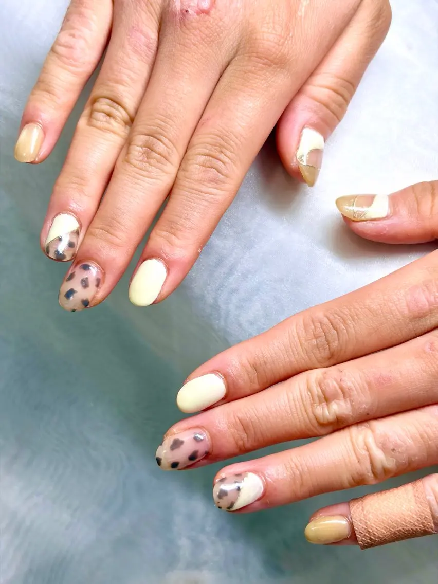 ネイル 黄色 ハンドネイル Nailed it! Akaneセンター北のネイルデザイン
