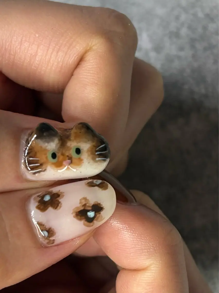 ネイル ぷっくりネイル ハンドネイル FIORITURA Maikoのネイルデザイン