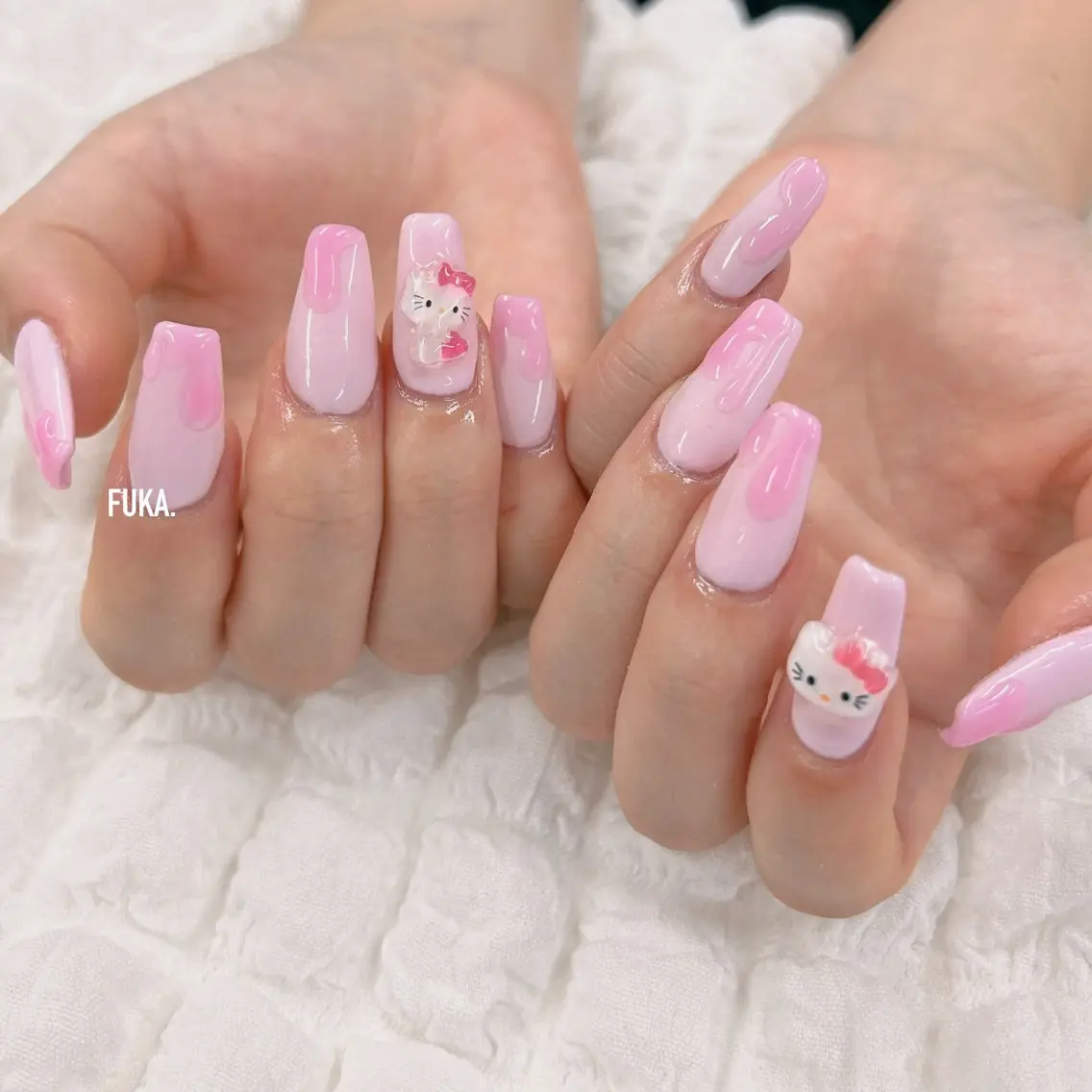 ネイル 持ち込み ピンク ハンドネイル Nail♡Fuka. /6月予約受付中のネイルデザイン