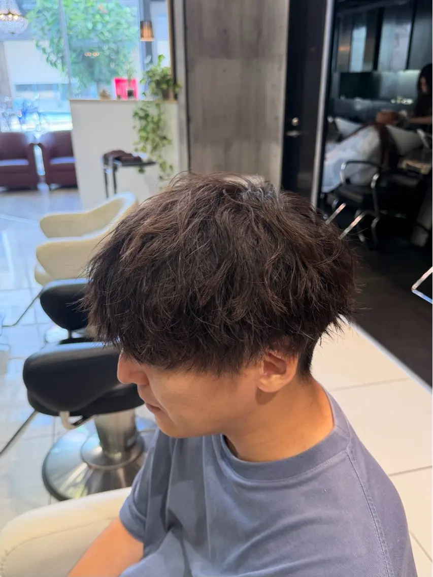 【🚹メンズ限定パーマ🚹】パーマ🌀✖️カット✂️✖️トリートメント✨の写真