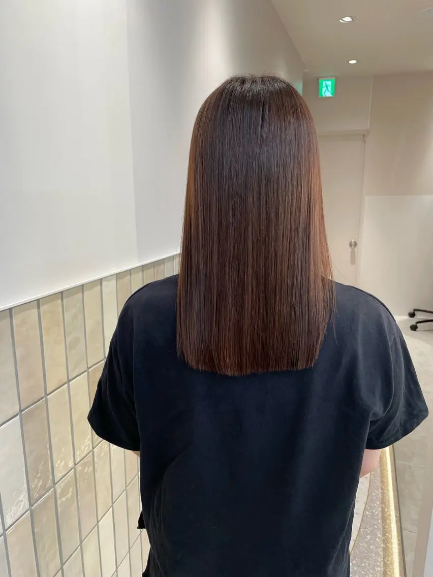 セミロング カラー ✵髪質改善 レイヤー 佐藤琉好✵のヘアスタイル