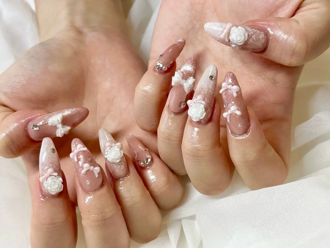 ネイル ハンドネイル Ange Yuri 🎀パラジェル取扱のネイルデザイン