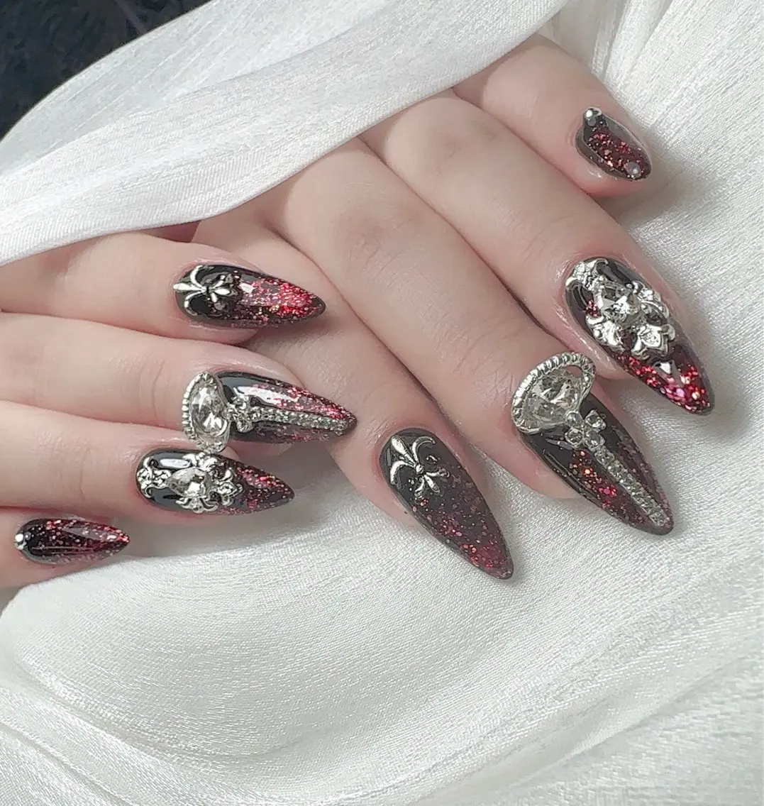 ネイル ハンドネイル M🌷nail 長さだし専門店のネイルデザイン