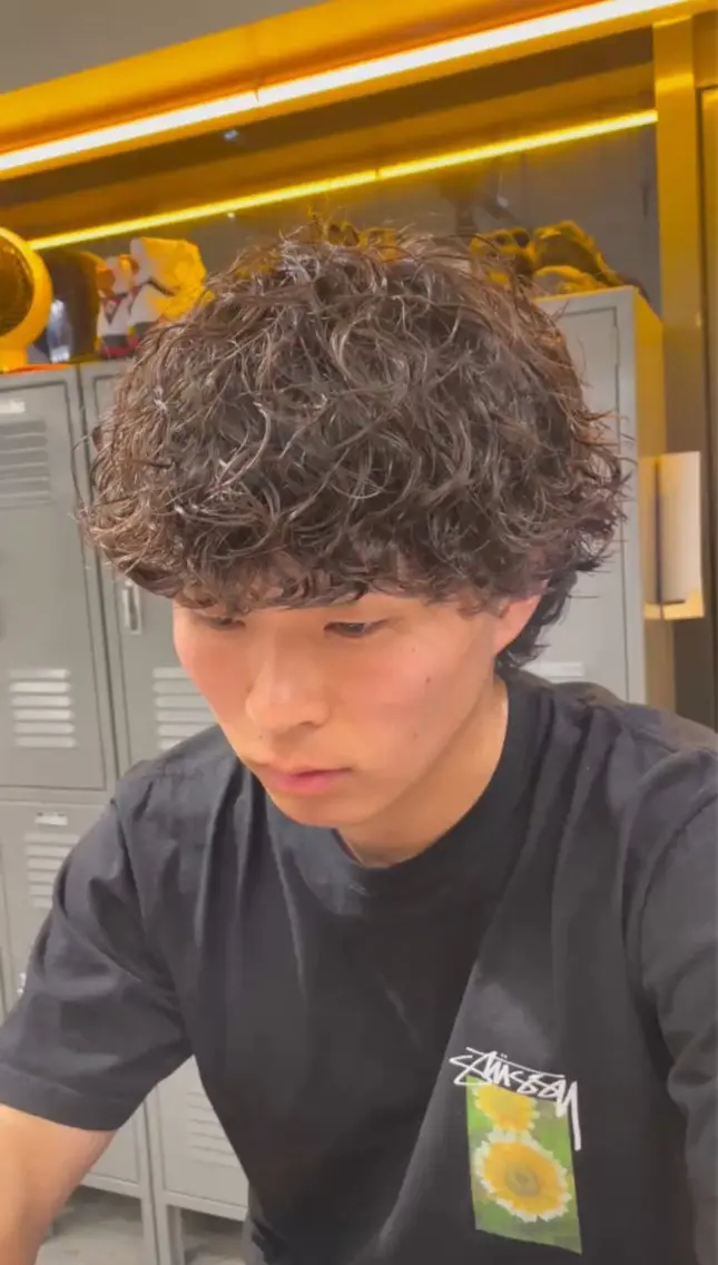パーマ メンズ fifth 武正 琉生のヘアスタイル