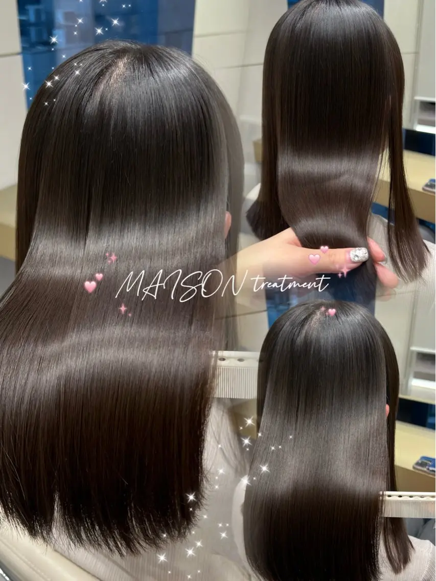ロング ヘアカラー トリートメント 銀座マンツーマン♡ 艶髪/佐藤カコのヘアスタイル