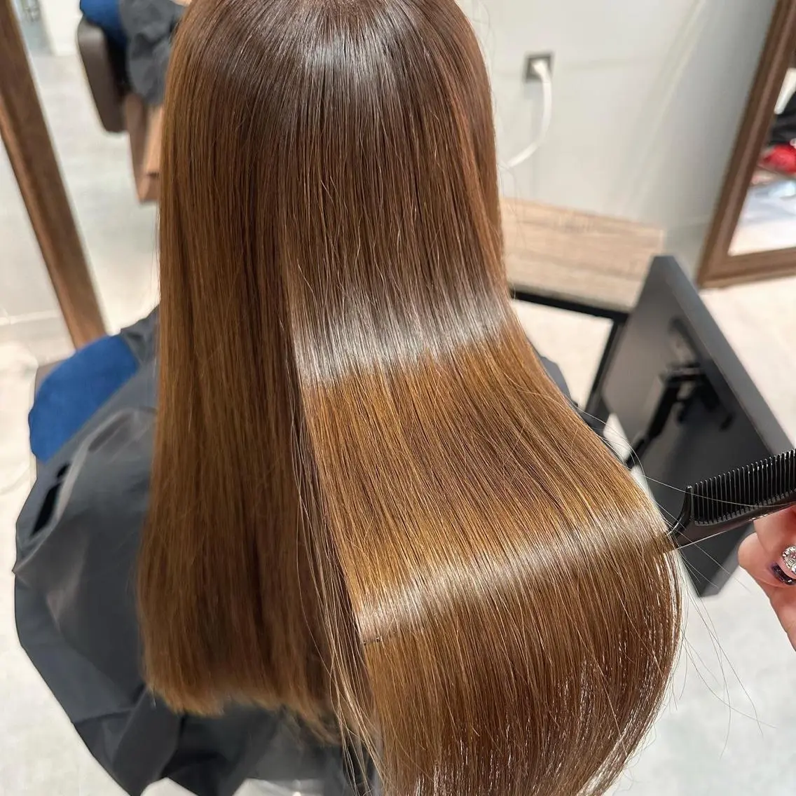 ロング カラー カット ヘアカラー トリートメント これた🧸ヘアメ職人 ♡髪質改善♡カラーのヘアスタイル