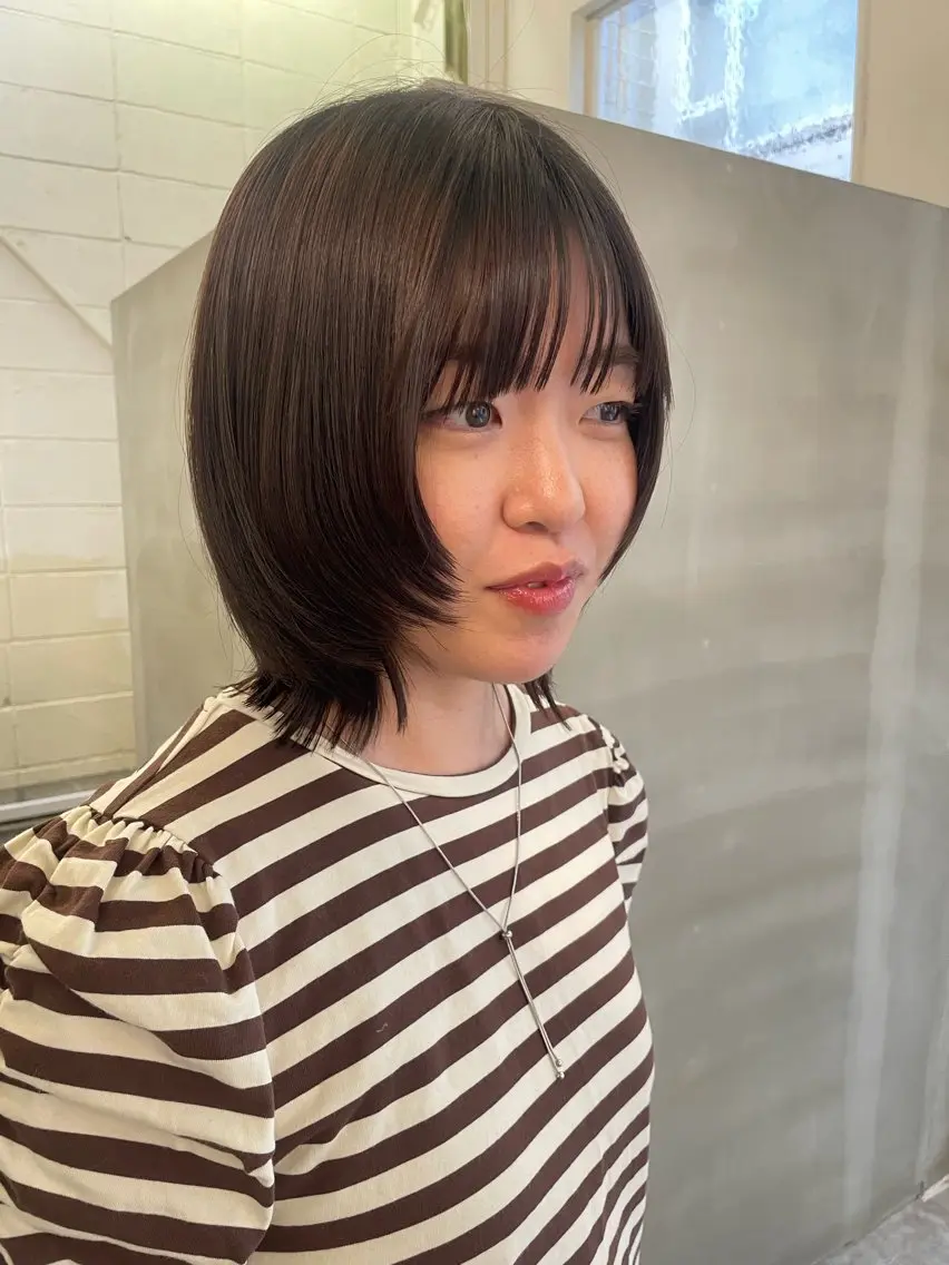 ショート カット 平野 叶花のヘアスタイル