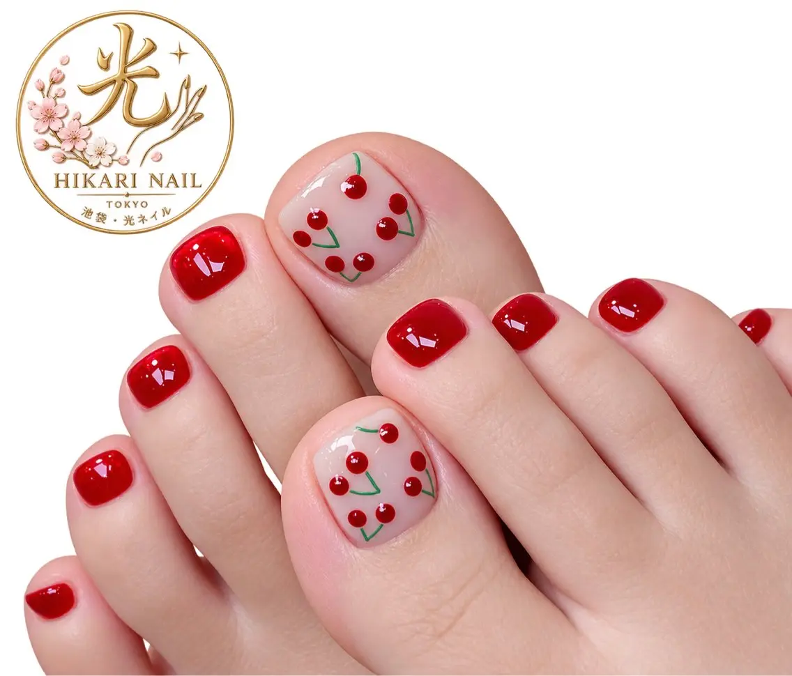 ネイル フットネイル HikariNail Ikebukuroのネイルデザイン