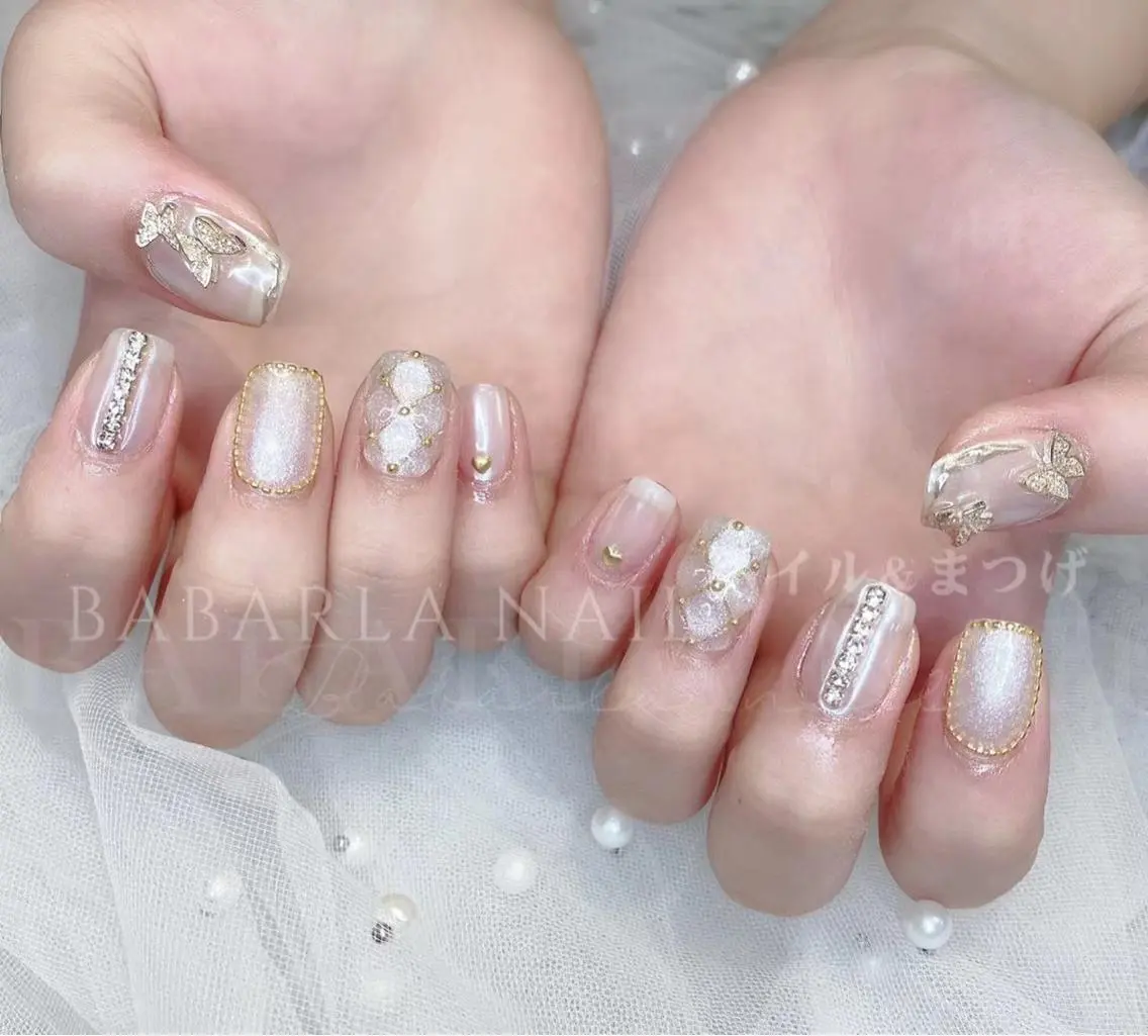 ネイル ゴールド Babarla Nailのネイルデザイン