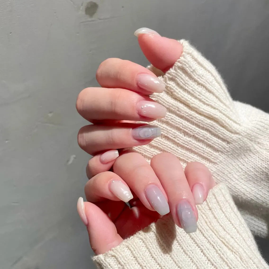 ネイル 持ち込み ハンドネイル Leliennail オキのネイルデザイン