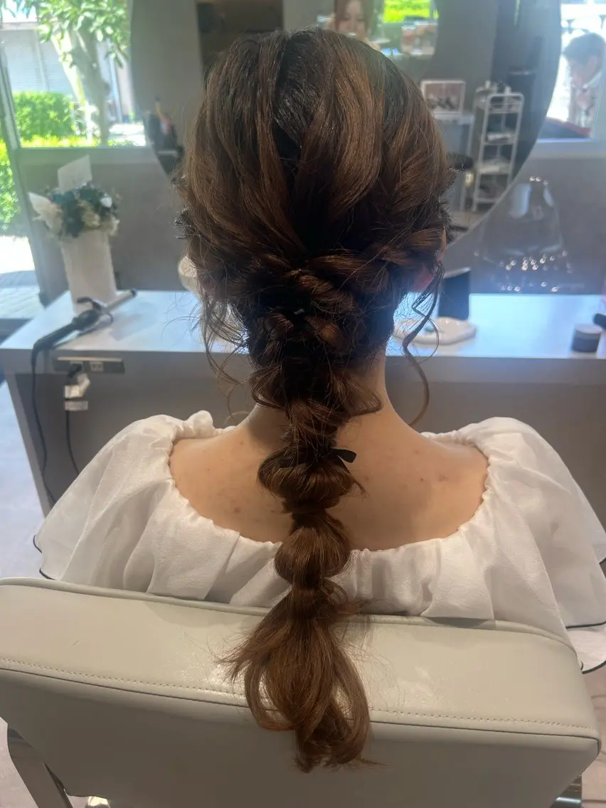 ロング ヘアアレンジ 原野 実優羽のヘアスタイル