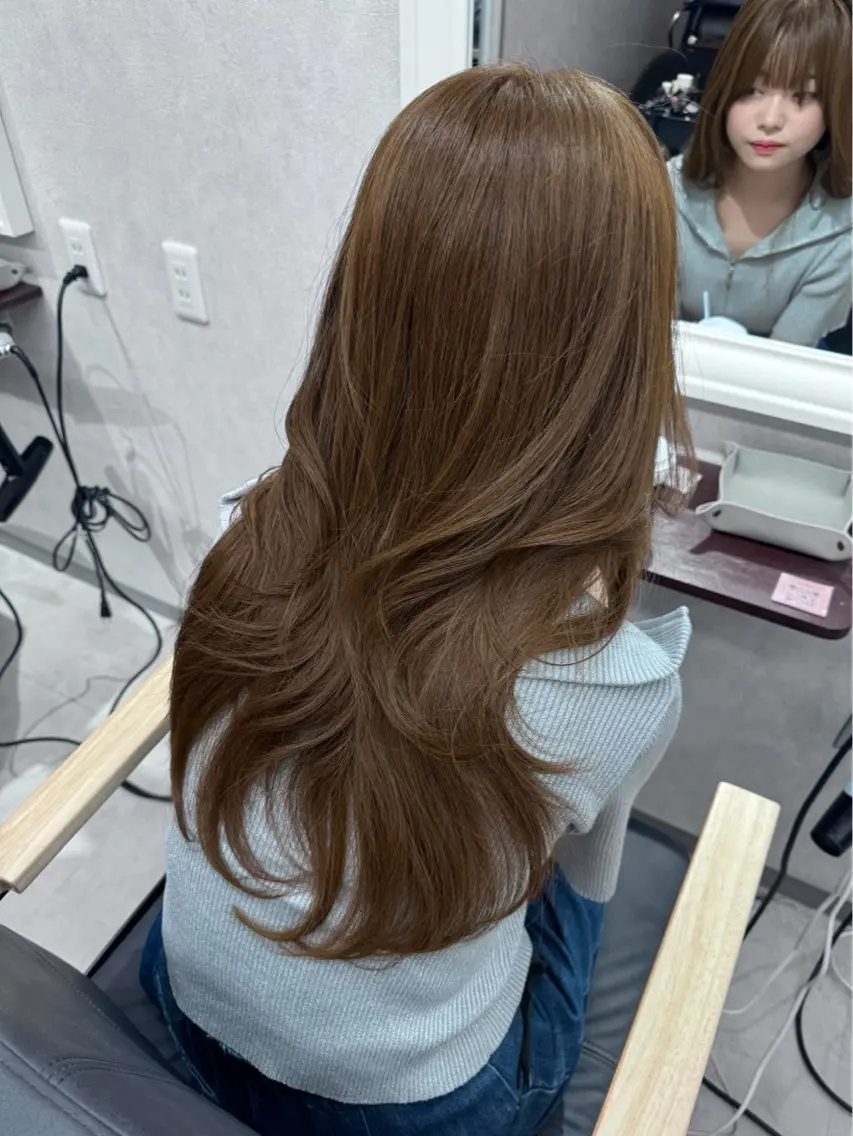 セミロング トリートメント 堀江 真維のヘアスタイル
