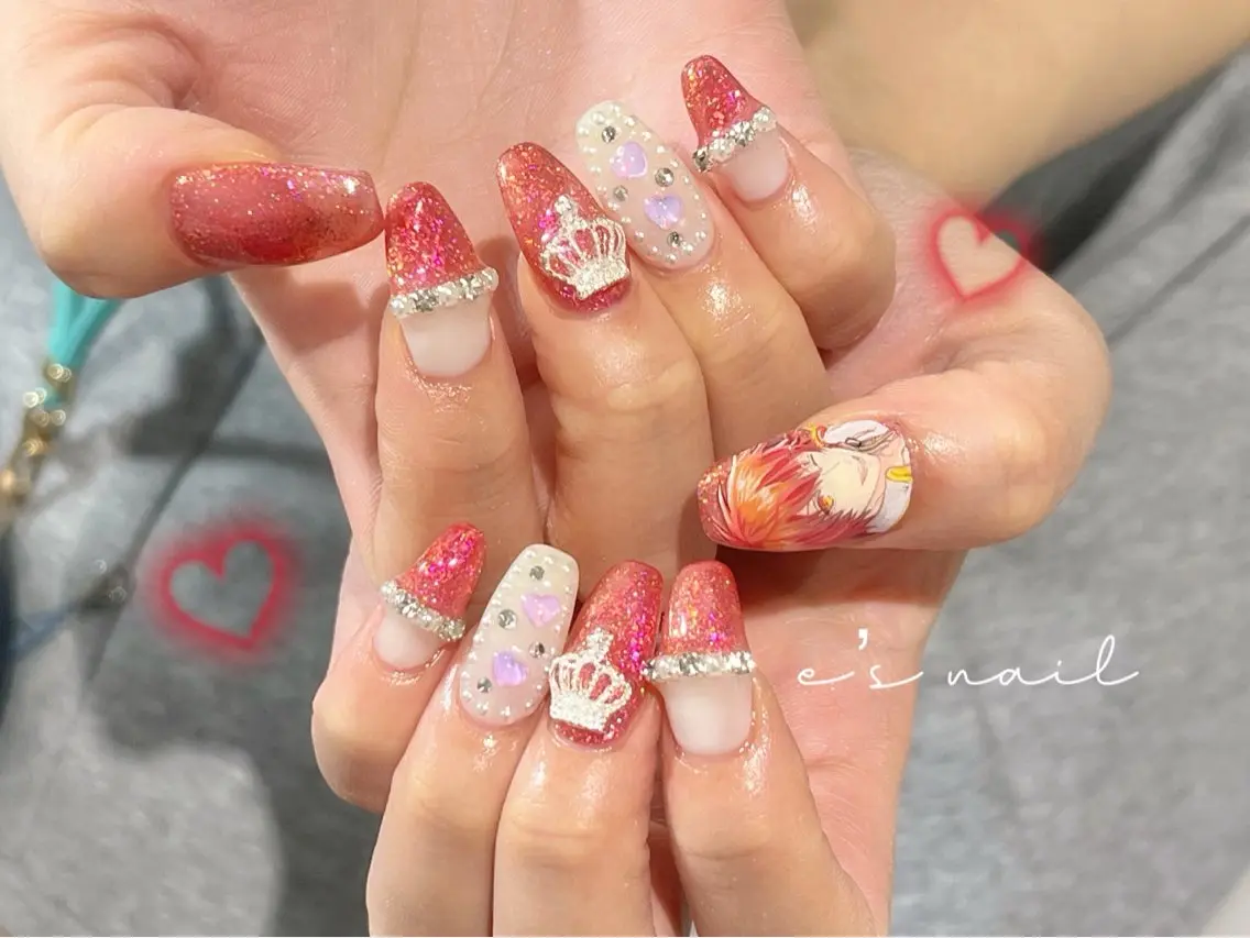 ネイル 持ち込み ハンドネイル ハンドケア e’s nail Lumièreのネイルデザイン