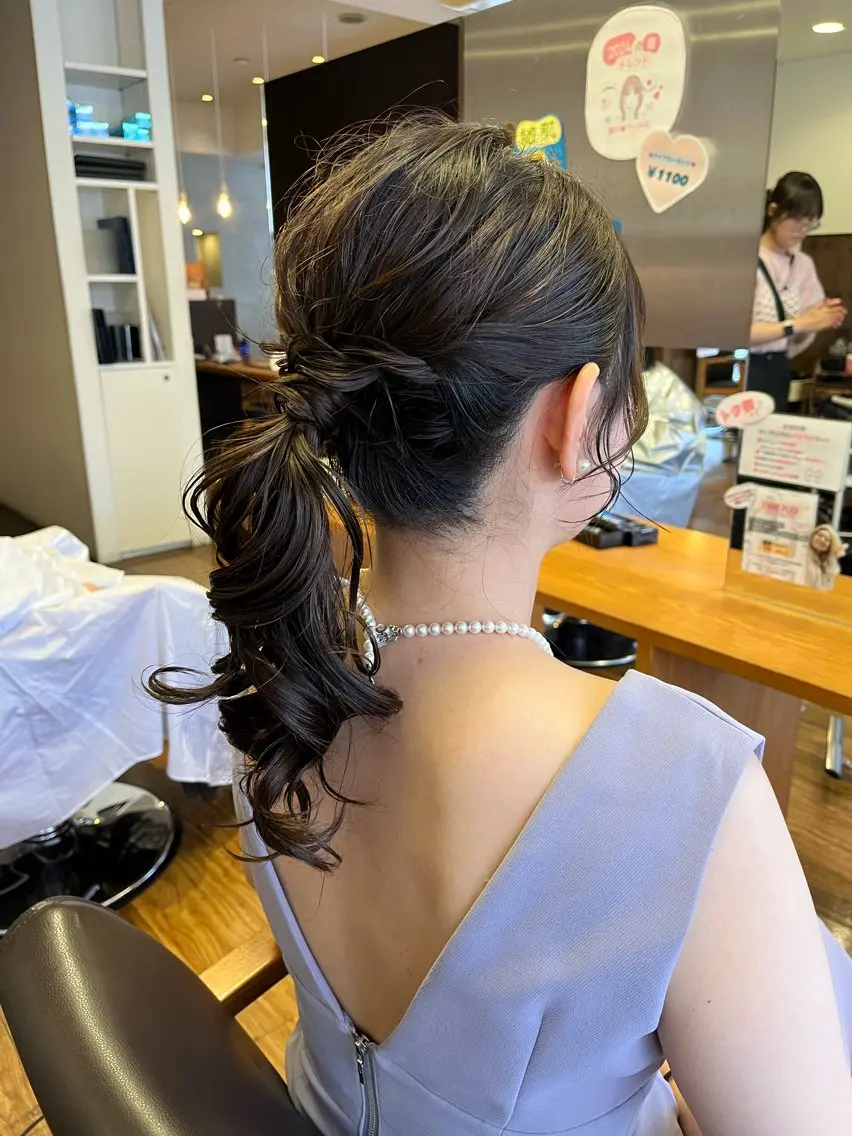 ヘアアレンジ 結婚式・ブライダル 田中 結月のヘアスタイル