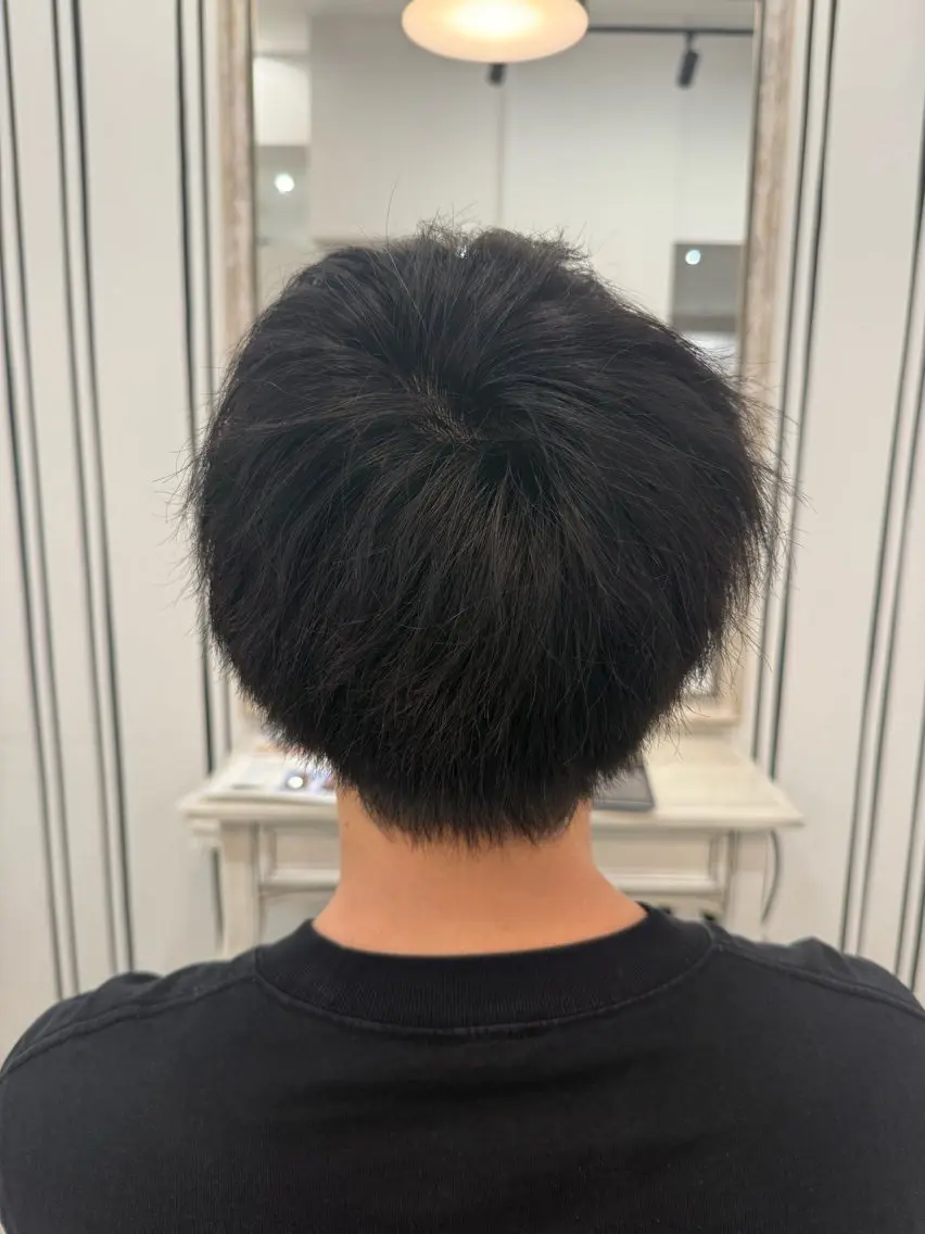 ショート メンズ 伸ばしかけ Eclat RIRIのマツエク・マツパデザイン