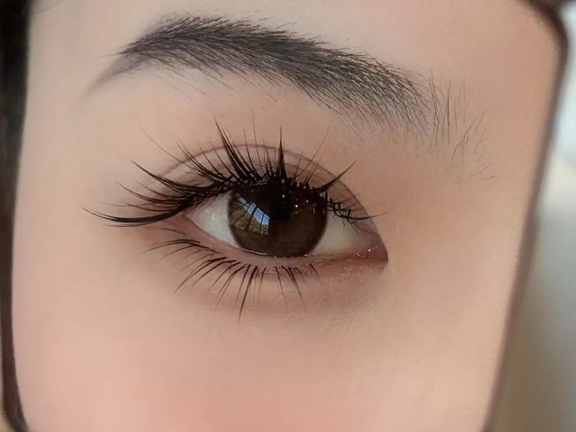 マツエク・マツパ 付け放題 バインドロック 束感まつ毛 フラットラッシュ ナチュラル マツエク YK Beauty Salonのマツエク・マツパデザイン