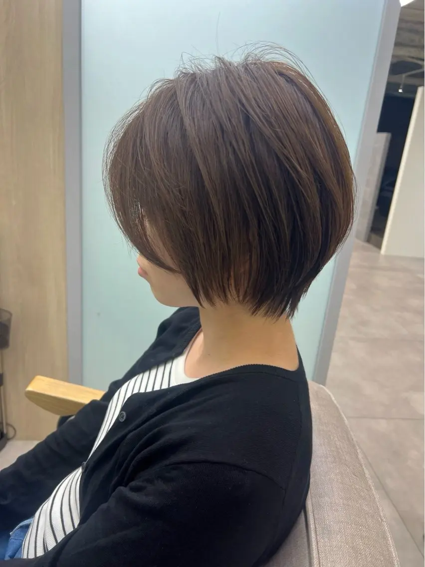 ショート カラー メンズ レイヤー ウルフ 弓木啓輔のヘアスタイル