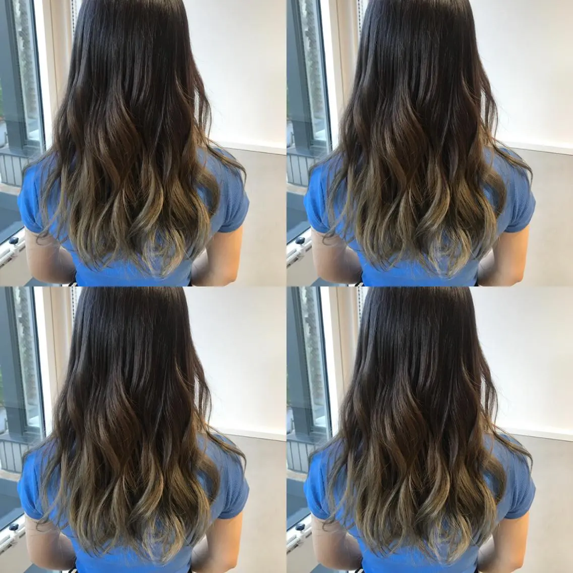 ロング カラー グラデーションカラー カット ヘアカラー トリートメント 小栗 麻衣のヘアスタイル