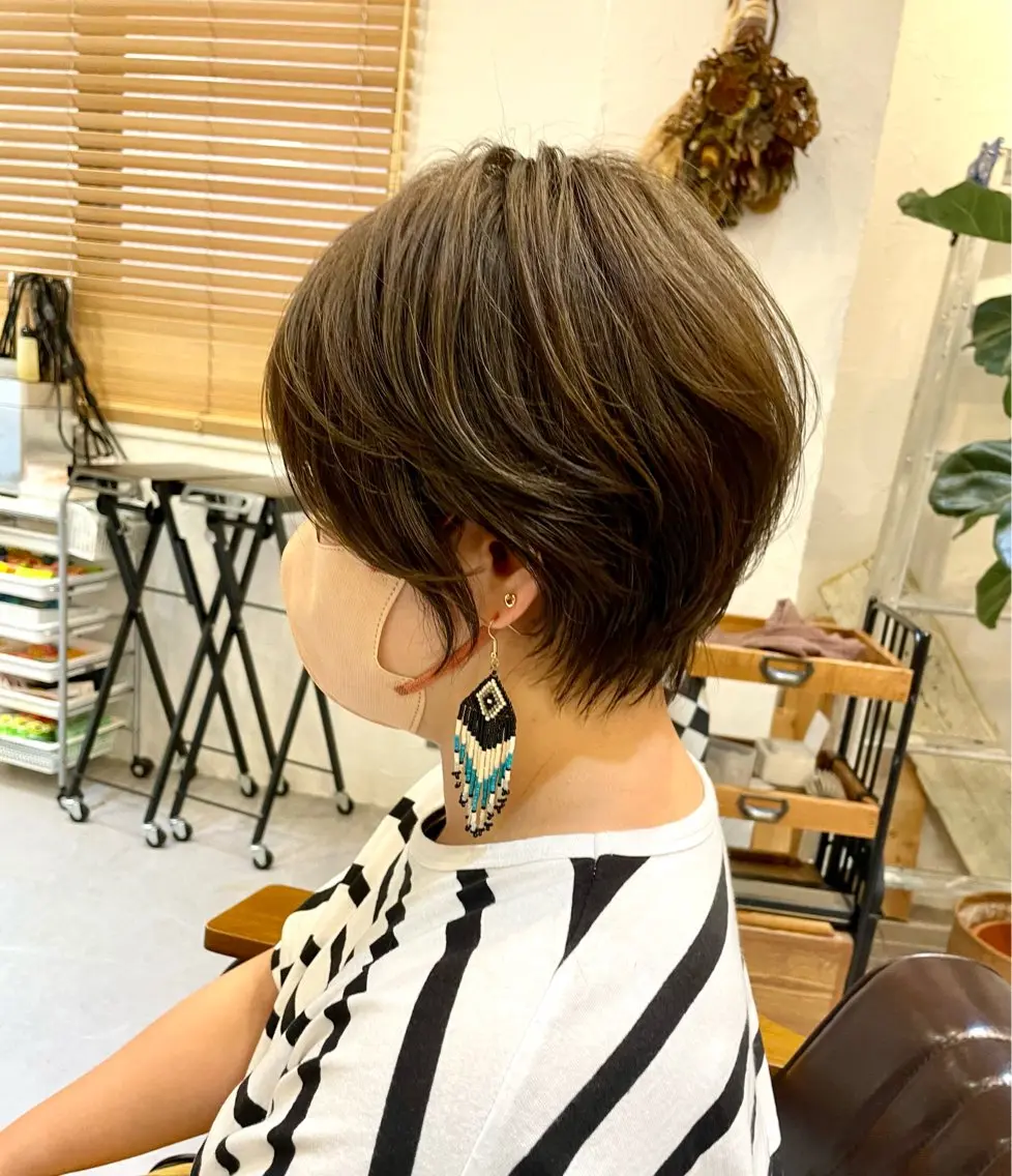ショート 應後 健一のヘアスタイル