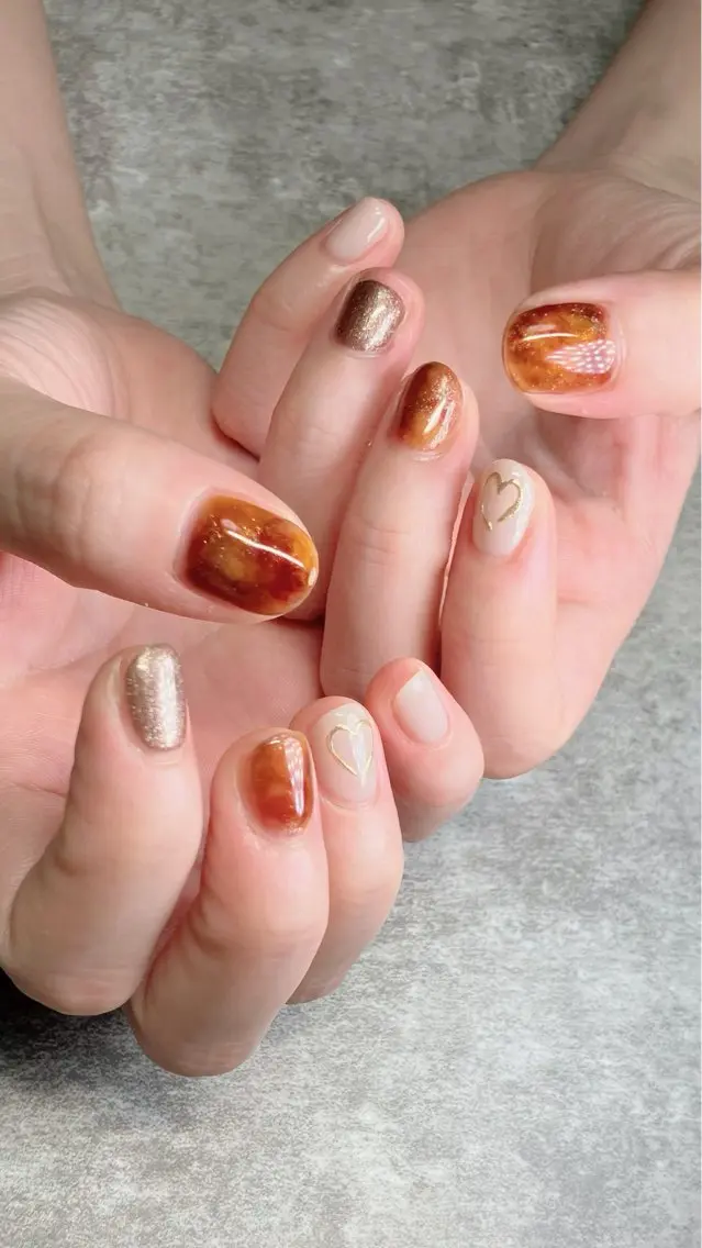ネイル ハンドネイル ハンドケア shino🌟 痛ネイルのネイルデザイン