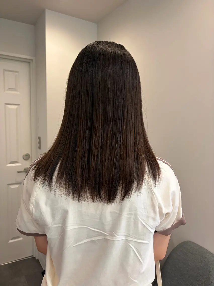 ロング カット トリートメント 奥村 奈々加のヘアスタイル