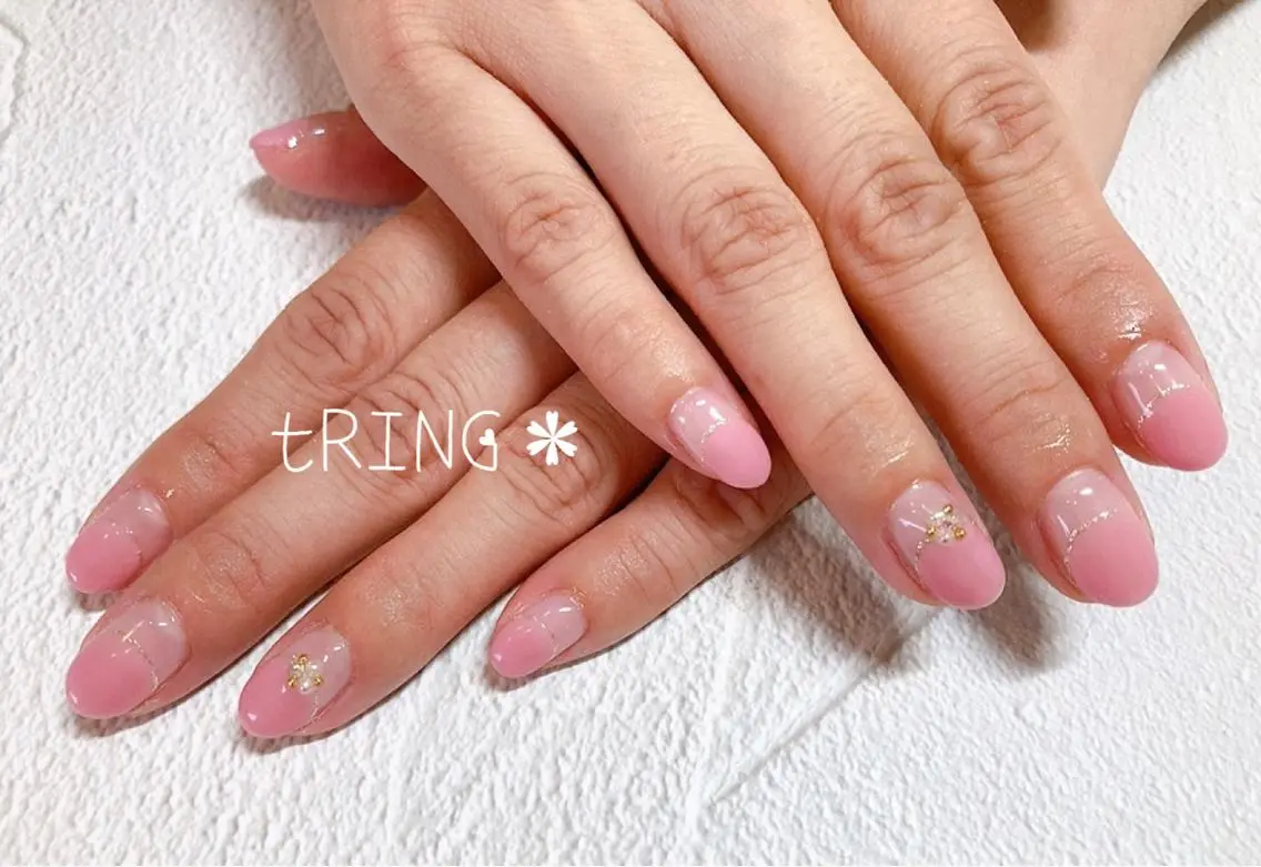 ネイル ハンドネイル tRING* しいの木台のネイルデザイン