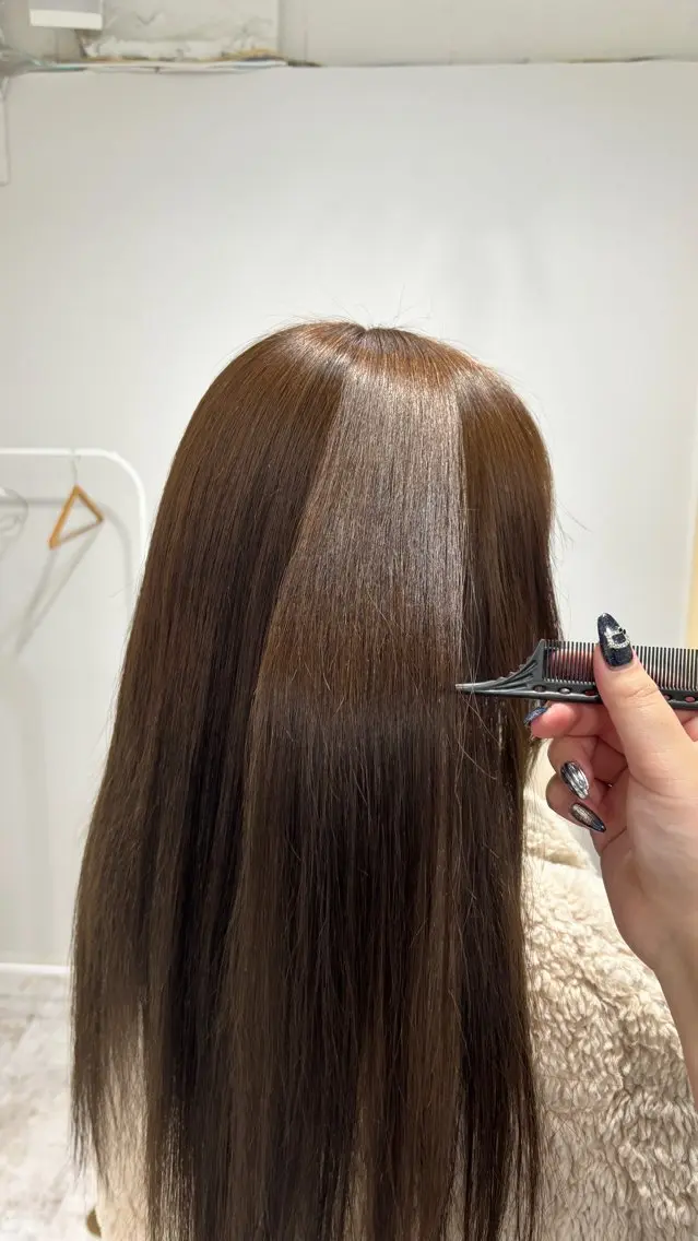 ロング カラー ヘアカラー トリートメント piLLon mayuのヘアスタイル