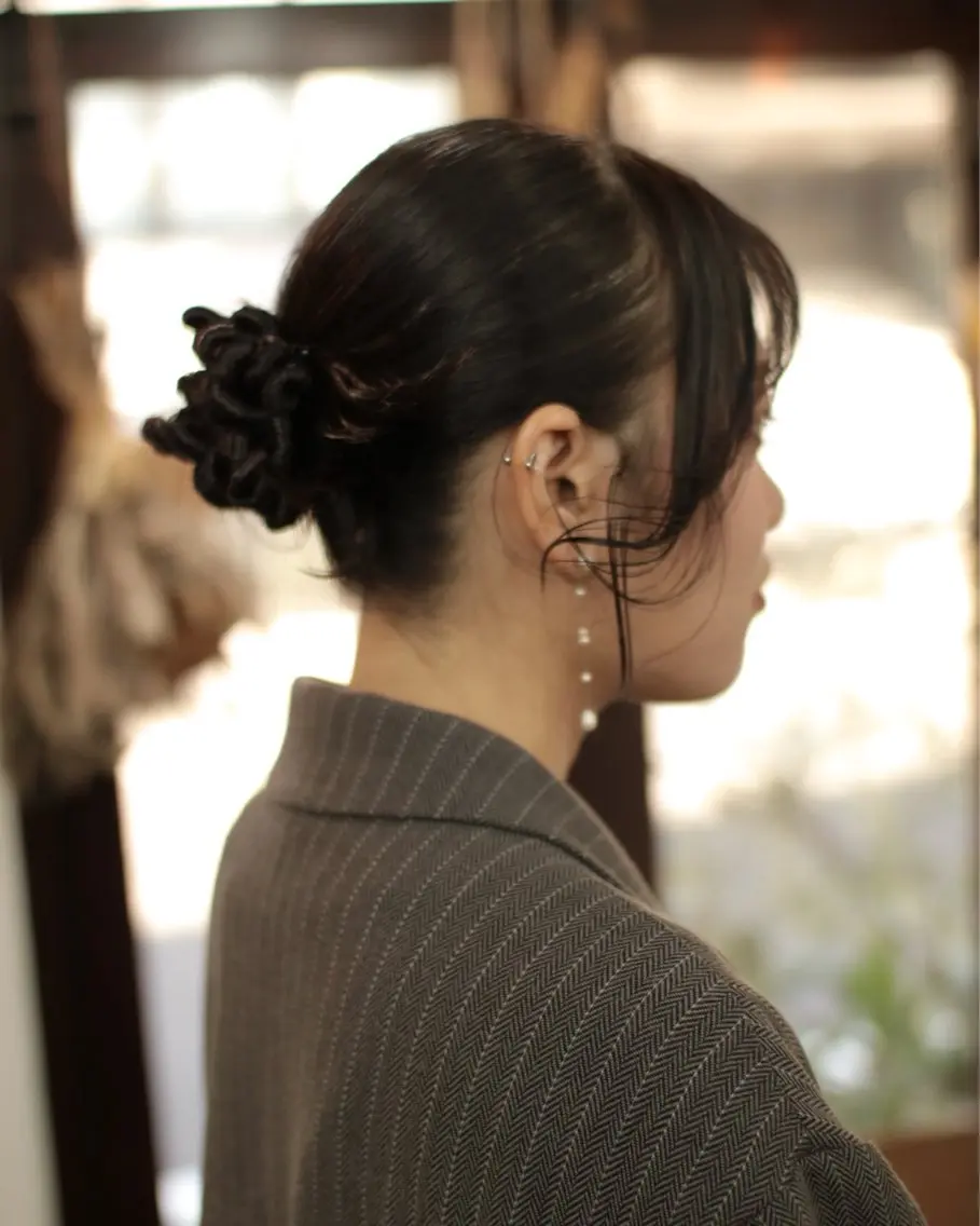 セミロング カラー ヘアアレンジ カット ヘアカラー トリートメント 木村陸弥🌿似合わせ 再現性メンズヘアのヘアスタイル