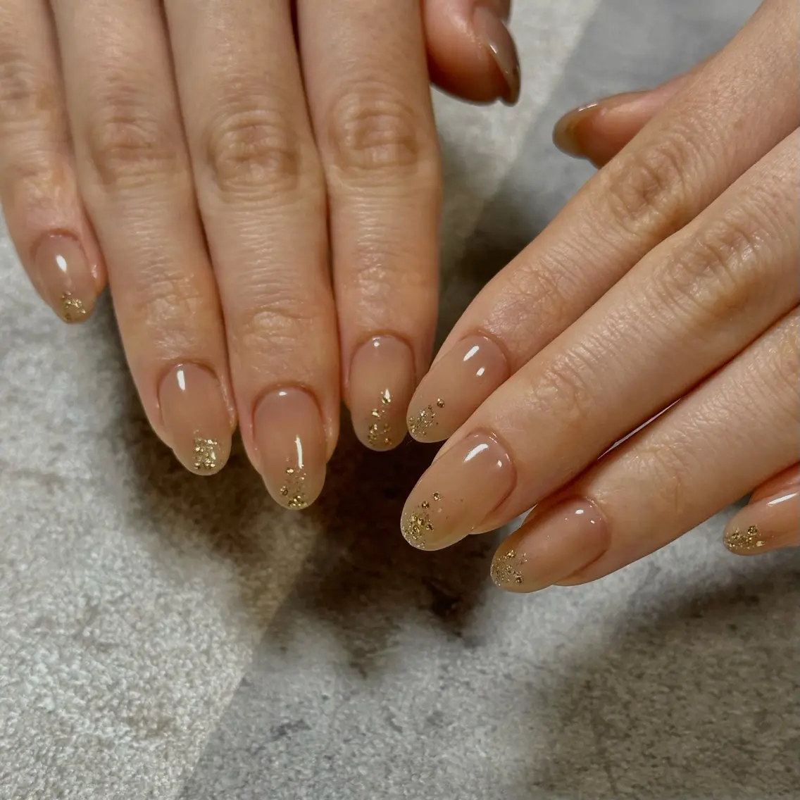 ネイル ラメ(グリッター) ハンドネイル ЯH.nail MIKIのネイルデザイン
