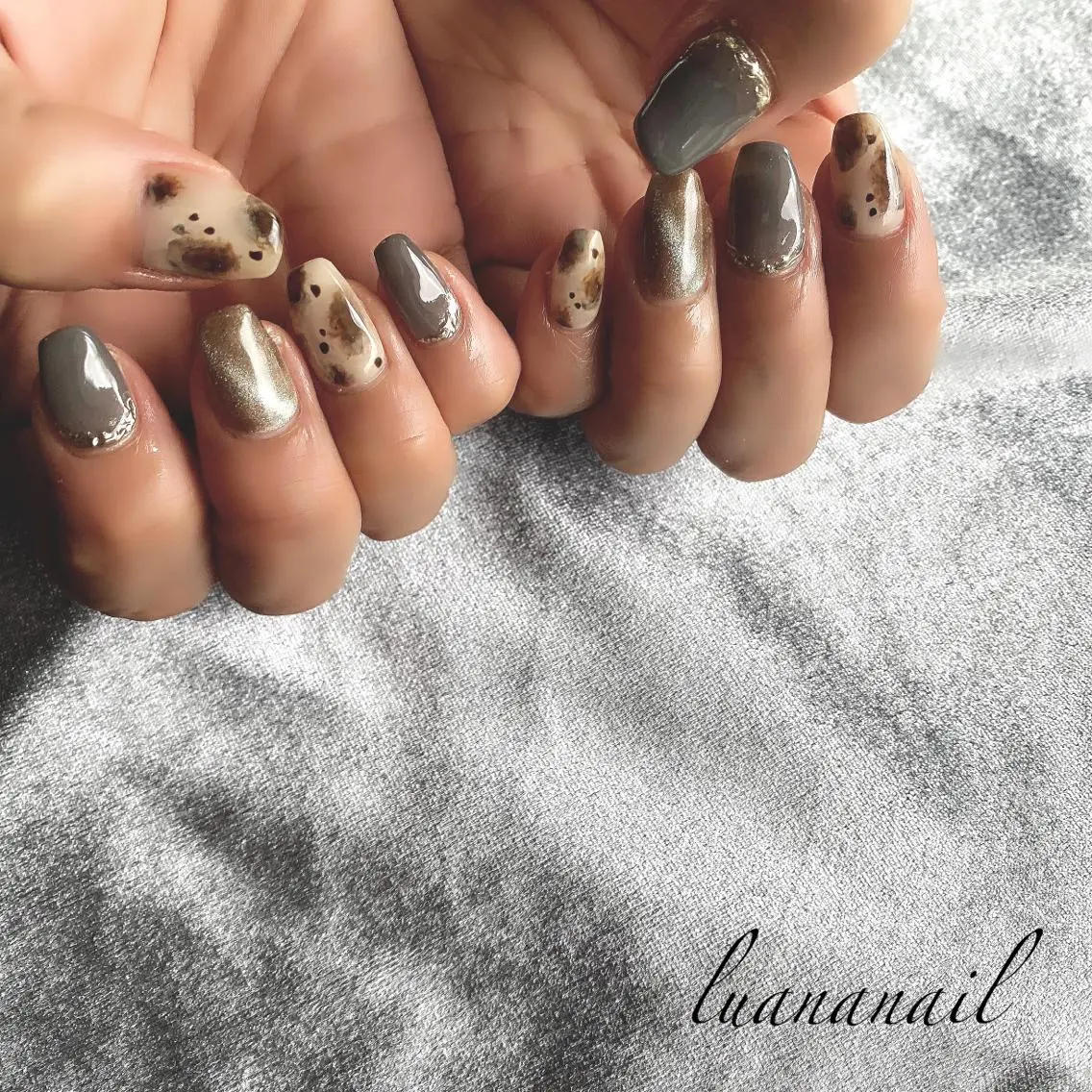 ネイル アニマル柄 luana nailのネイルデザイン