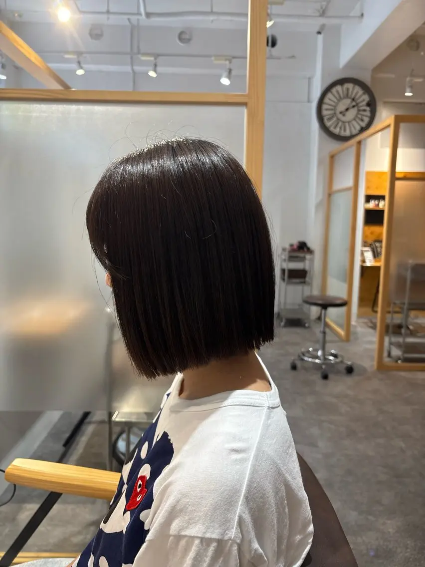 ショート ボブ 黒川 真裕のヘアスタイル