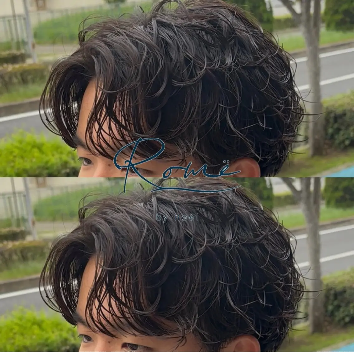 【メンズカット+シャドウパーマ】の写真