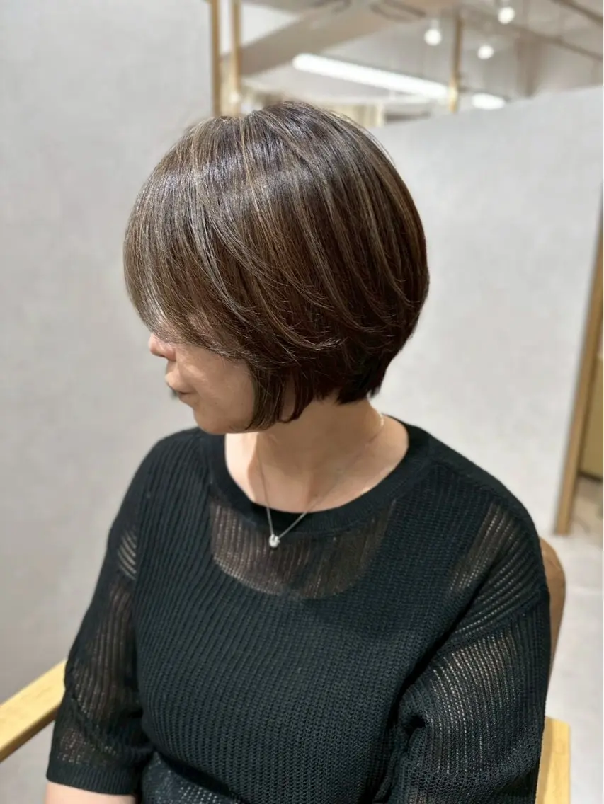 ショート カット ヘアカラー SLASHスラッシュ 兵頭　裕のヘアスタイル