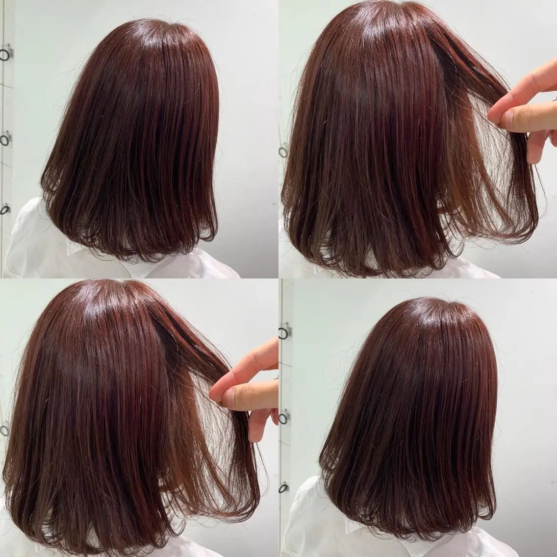 ミディアム ヘアカラー トリートメント ヘッドスパ ヘアセット 🪞透明感カラー🫧 縮毛矯正🥇かずきのヘアスタイル