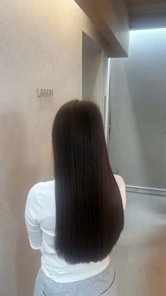 ロング 韓国風ヘア レイヤーカット トリートメント カット トリートメント ヘッドスパ 川村 夏穂のヘアスタイル