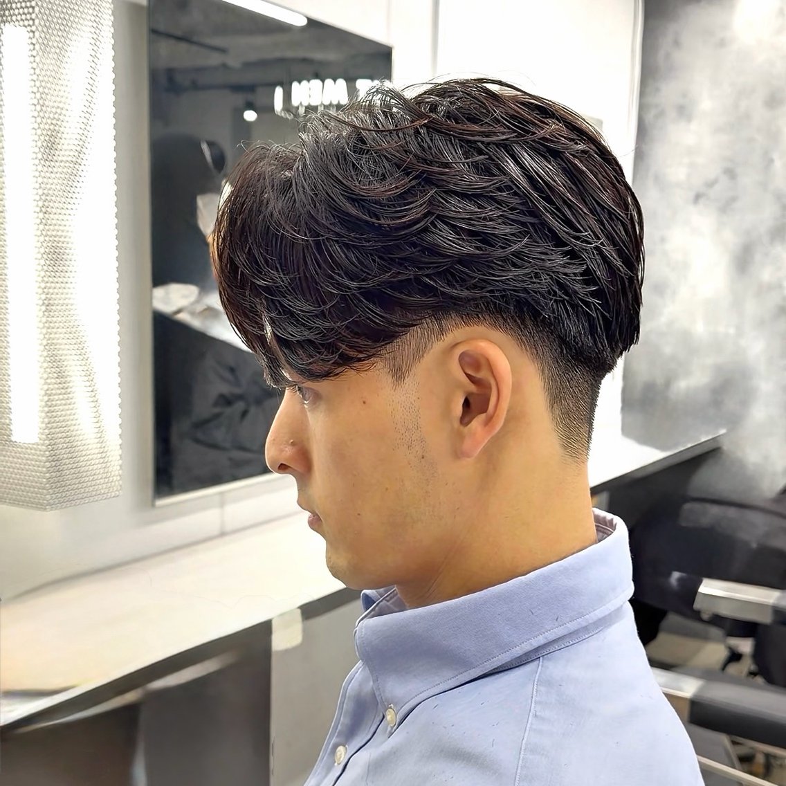 パーマ メンズ カット パーマ ‎🤍モテ/メンズ KEISHO🩶のヘアスタイル