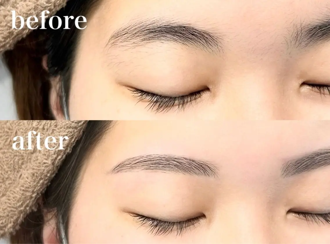 ❤︎【minimoご新規様限定🪽】レディースアイブロウ(wax脱毛)＋毛量調整の写真
