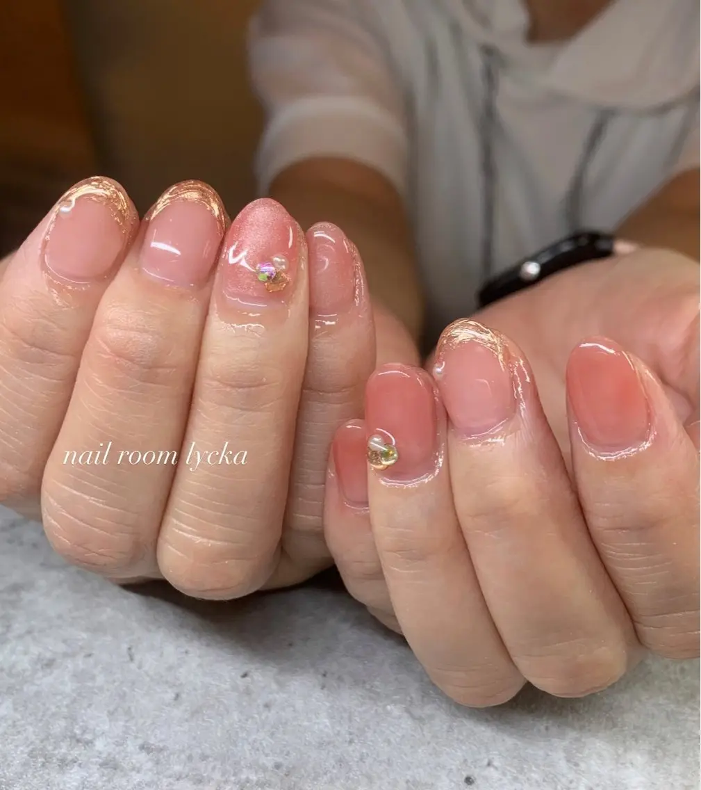 ネイル ネイルルームリッカ 𝐦𝐚𝐲𝐮のネイルデザイン