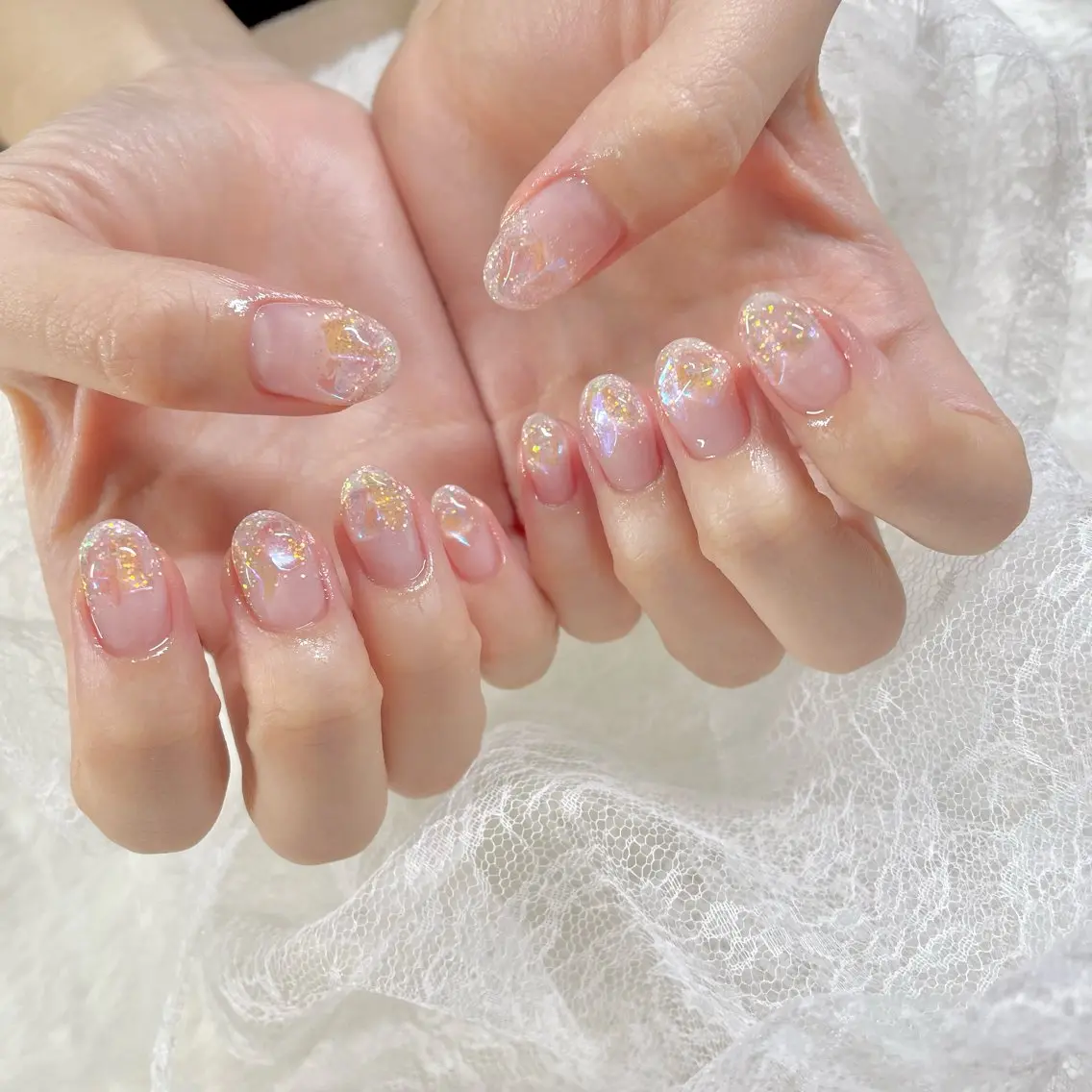 ネイル オーロラネイル ジェルネイル J terrace Nailのネイルデザイン