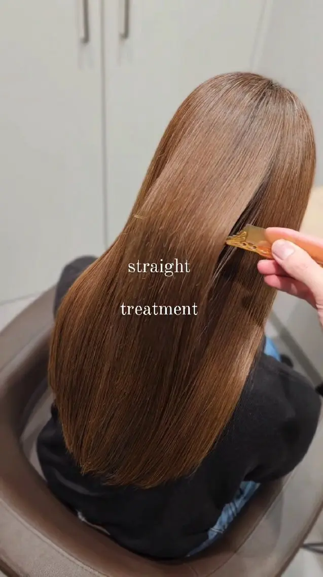 セミロング カット 縮毛矯正 トリートメント 【垢抜けカラー/ 縮毛矯正】Taikiのヘアスタイル