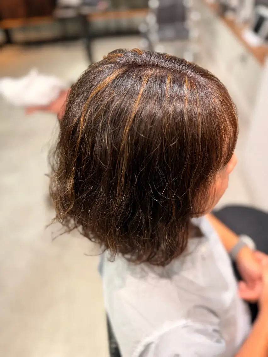 カラー ハイライトカラー ヘアカラー 手話/耳が聞こえない 🦻🏻/山本しずほのヘアスタイル