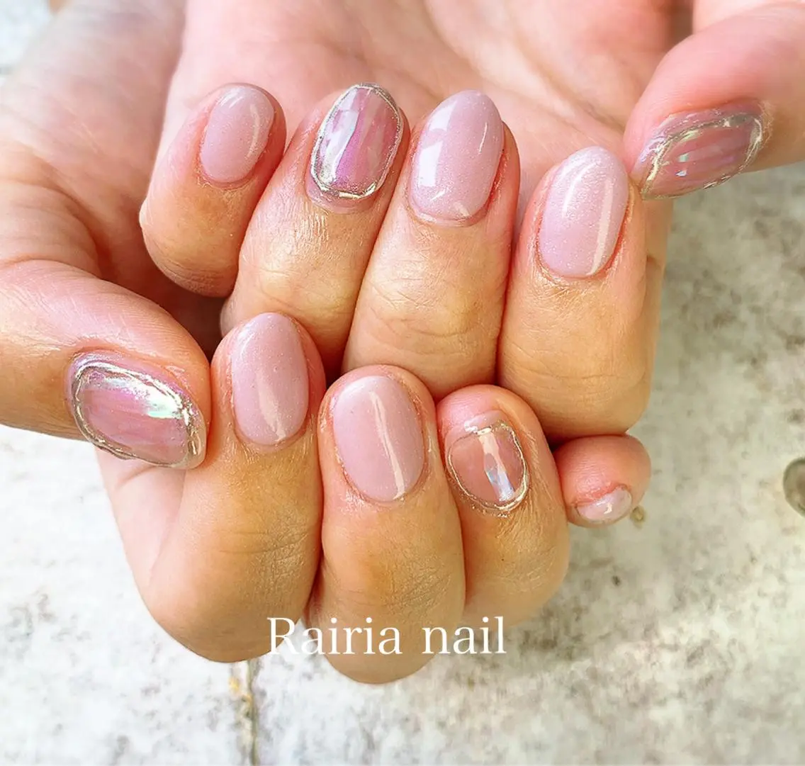 ネイル アートネイル ジェルネイル パラジェル 冬ネイル Rairia nail本八幡店のネイルデザイン