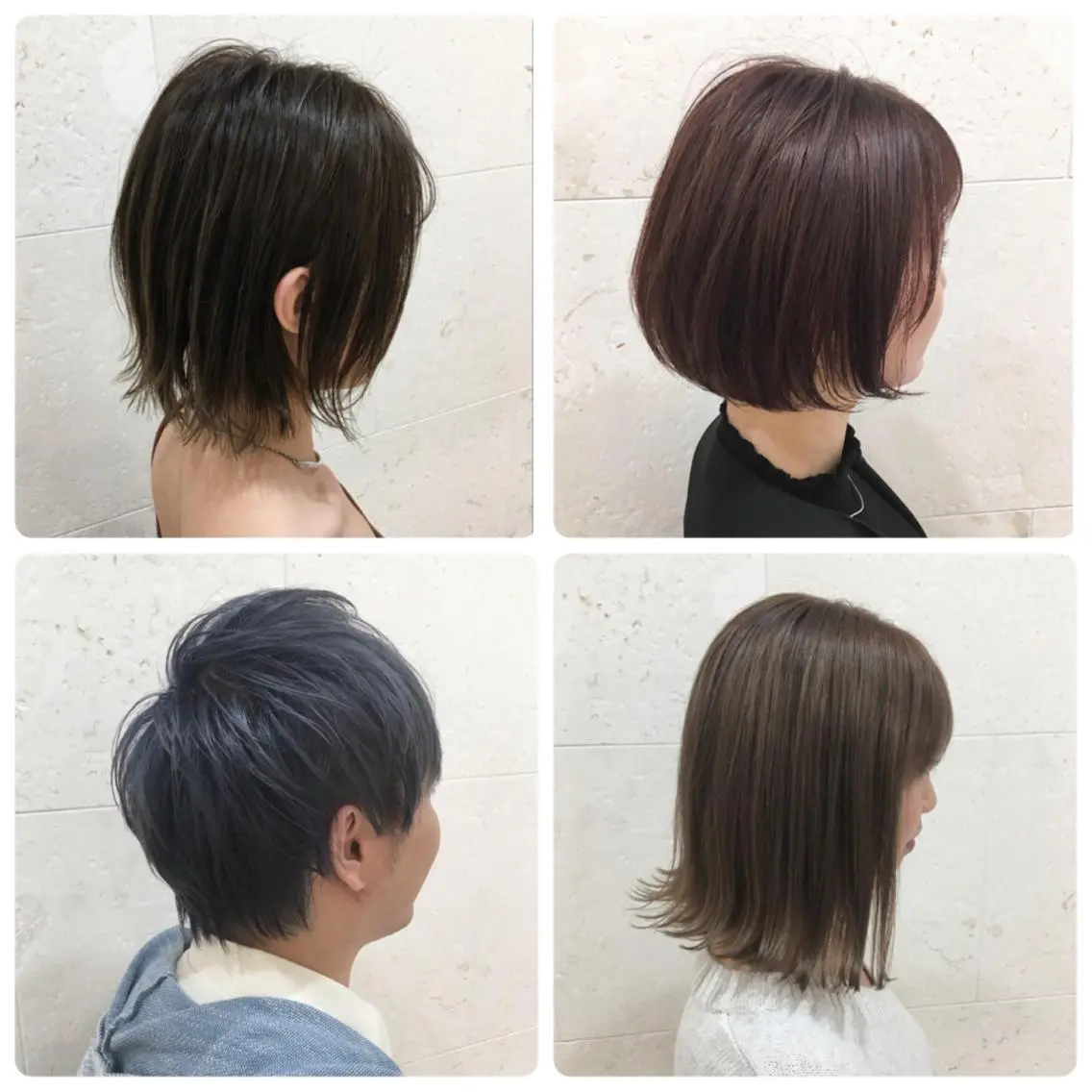 セミロング カラー アッシュ アッシュグレー バレイヤージュ ベージュカラー ブリーチ ヘアカラー トリートメント 斉藤 貴也のヘアスタイル