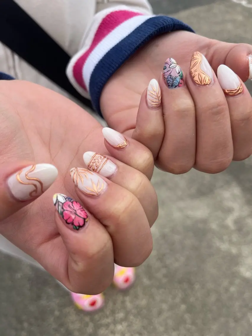 ネイル 持ち込み ハンドネイル Marina Yamagataのネイルデザイン