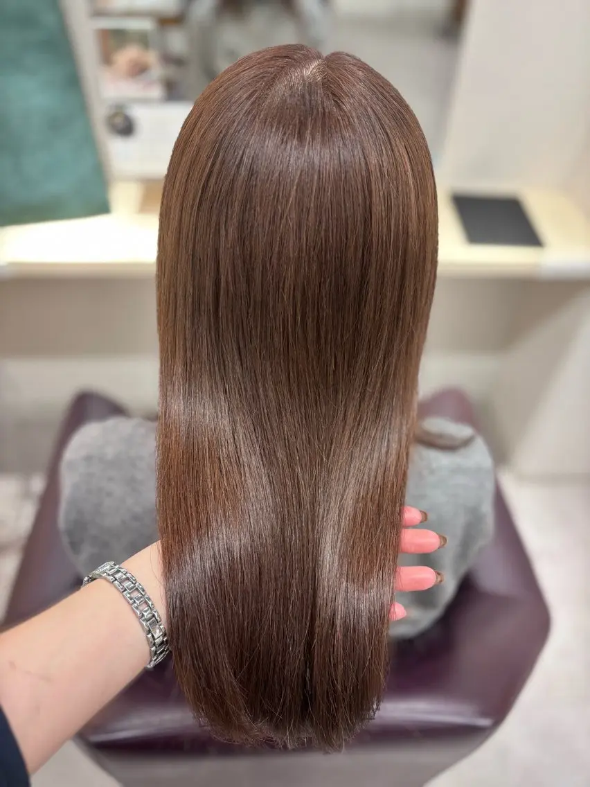 セミロング ヘアカラー トリートメント Haruka✄﻿ 透明感カラー🫧🌙のヘアスタイル