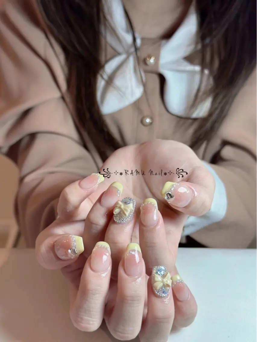 ネイル チークネイル キラキラネイル マグネットネイル シンプルネイル ネイルチップ RAMU_Nail 池袋店のネイルデザイン