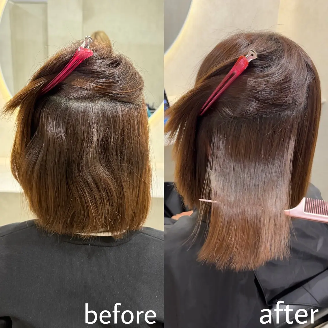 ショート 縮毛矯正 ☁️髪質改善サロン WHITE🫧miuのヘアスタイル