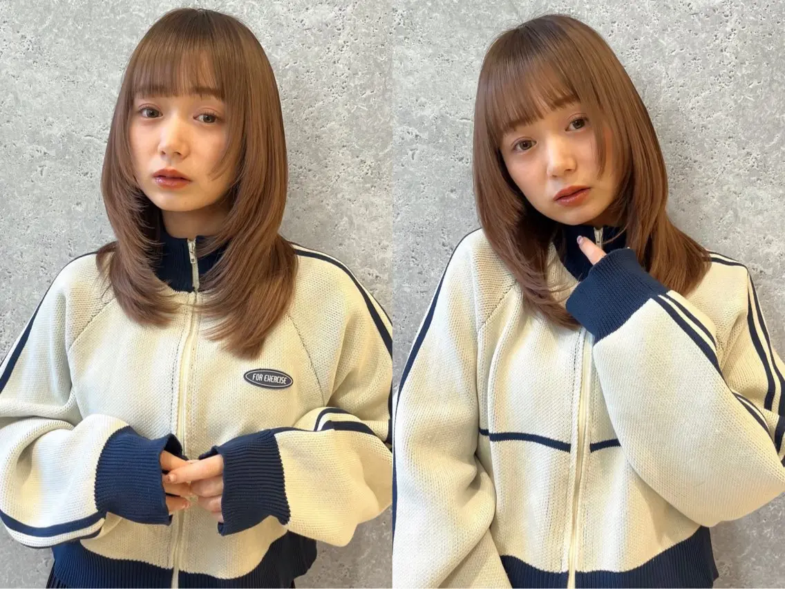 ブリーチなしで透明感 yuan🪡のヘアスタイル
