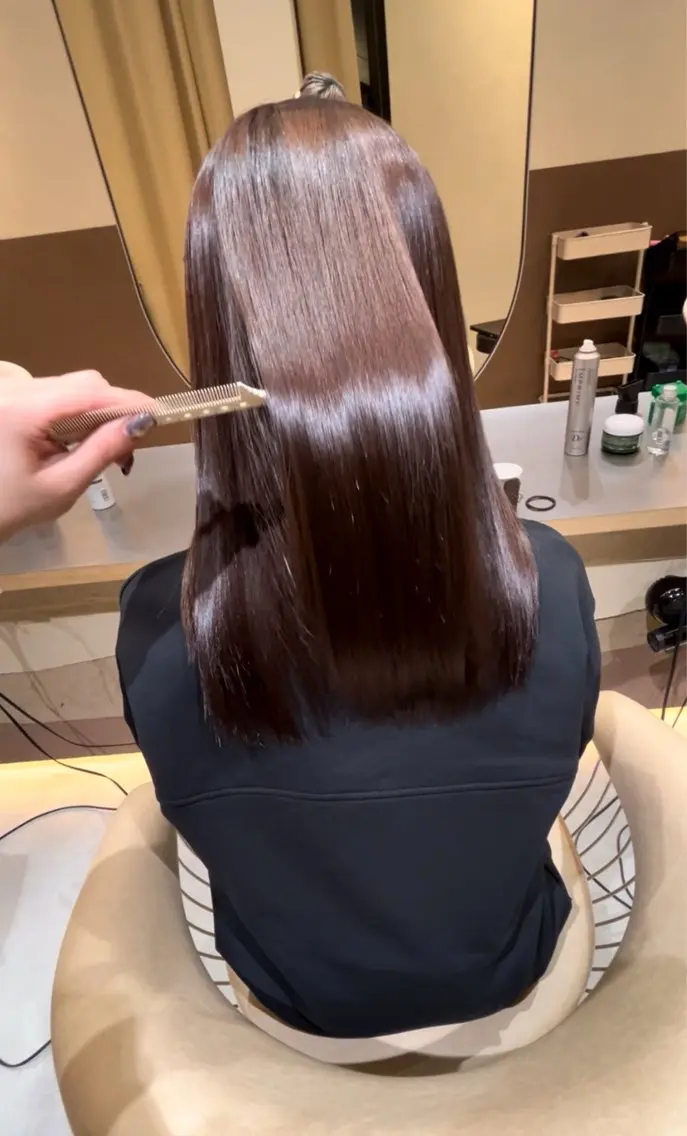 カット＋縮毛矯正（リタッチ）＋ナノミストTRの写真